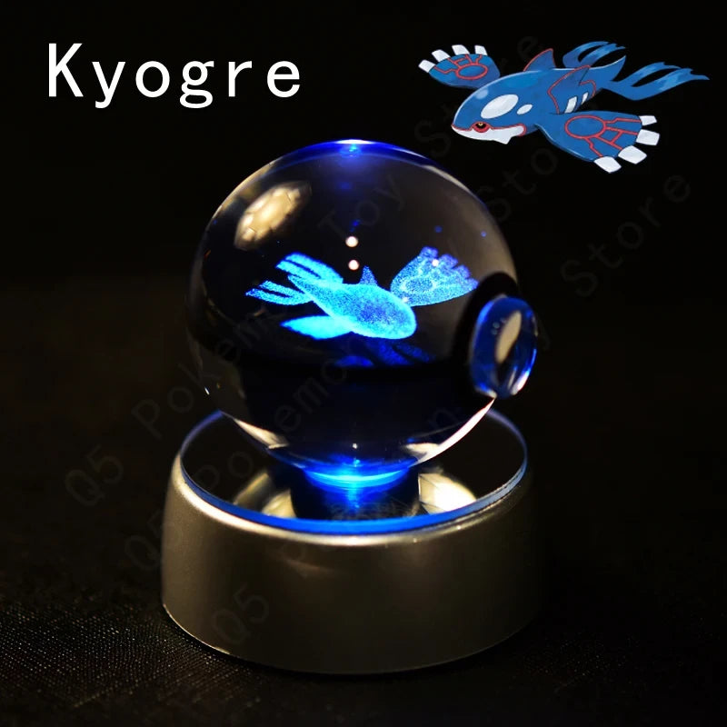 Pokemon 3D Crystal Ball Lamp
