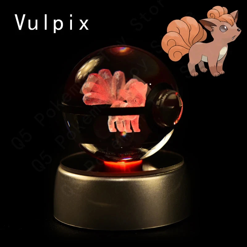 Pokemon 3D Crystal Ball Lamp
