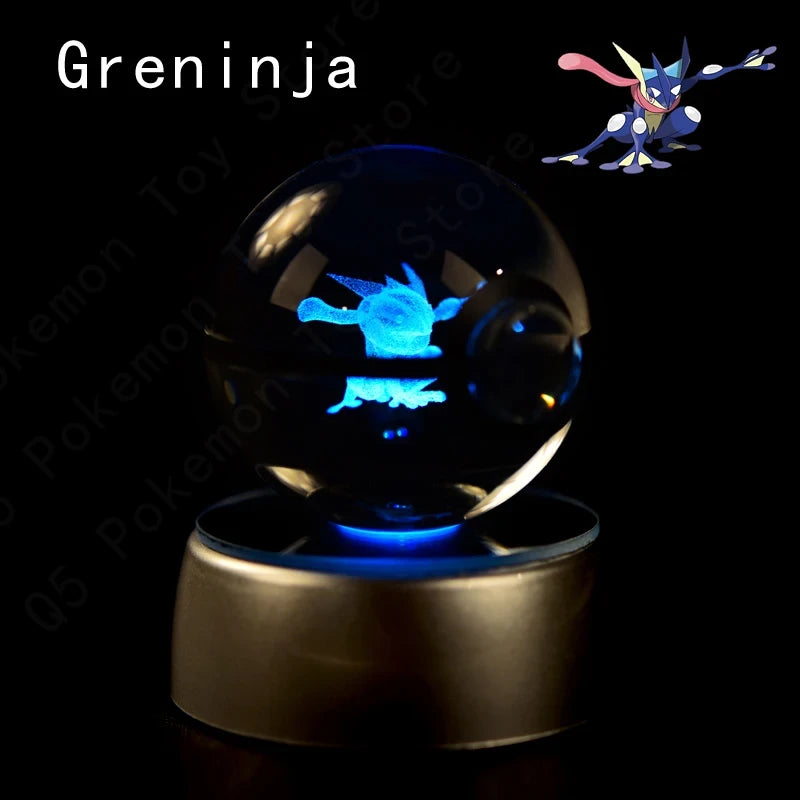 Pokemon 3D Crystal Ball Lamp