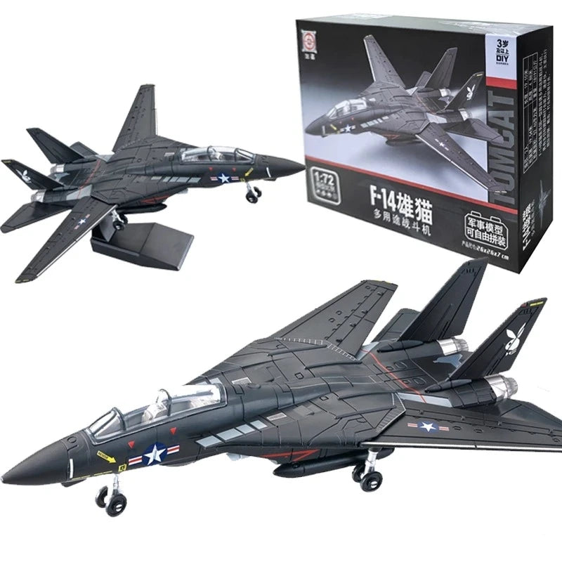 Fighter Jet Building Block Model