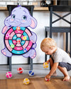 Cartoon Animal Dart Board Sticky Ball Toy