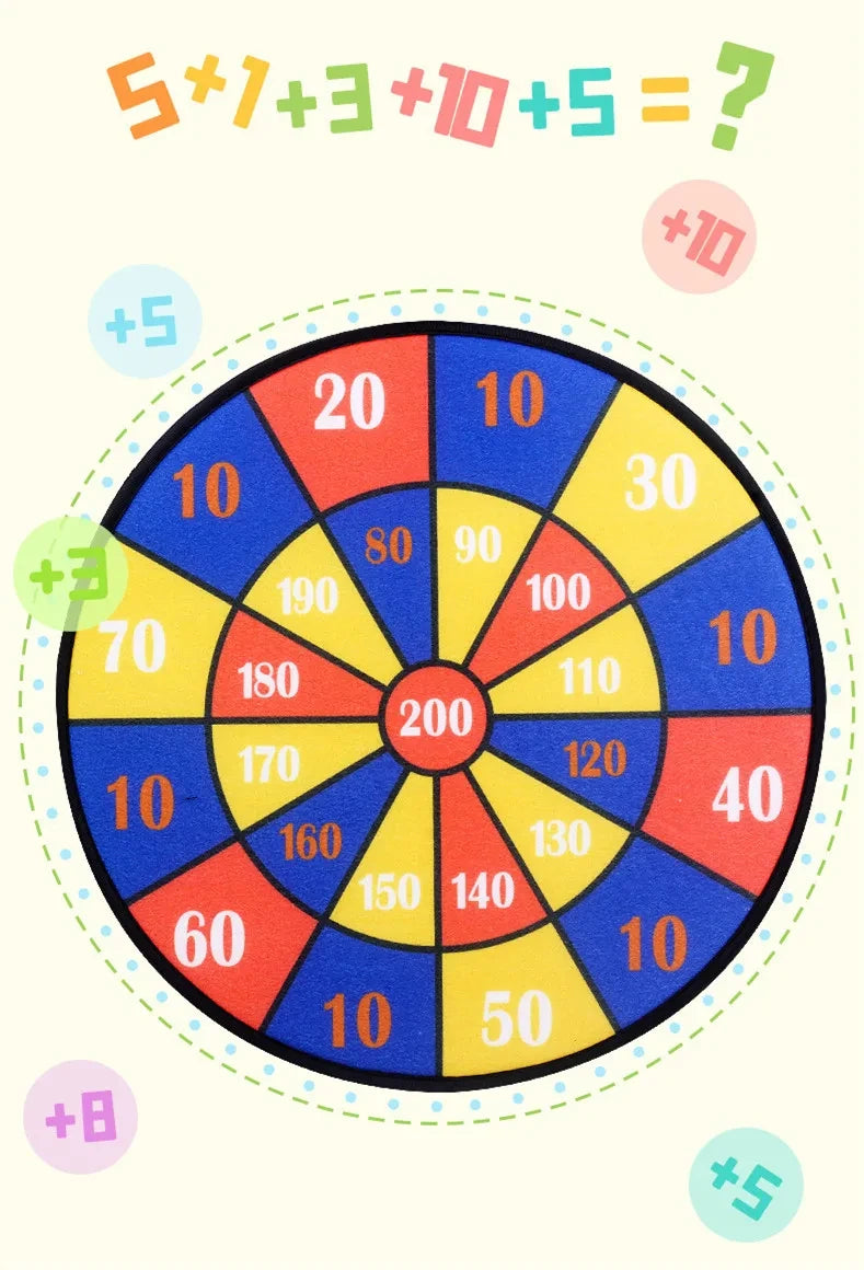 Cartoon Animal Dart Board Sticky Ball Toy