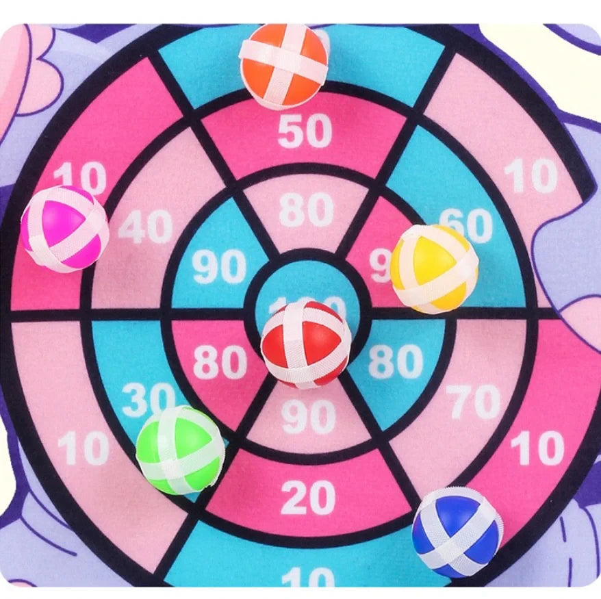 Cartoon Animal Dart Board Sticky Ball Toy