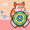 Cartoon Animal Dart Board Sticky Ball Toy