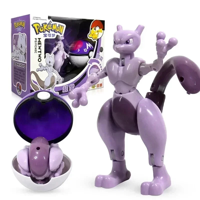 Pokemon Character Toy Ball Action Figurine Set