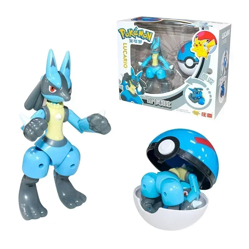 Pokemon Character Toy Ball Action Figurine Set