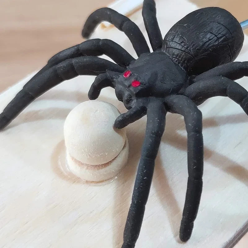 Wooden Spider Prank Box