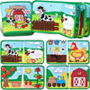 Montessori Farm Animal Quiet Book