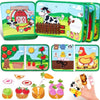 Montessori Farm Animal Quiet Book