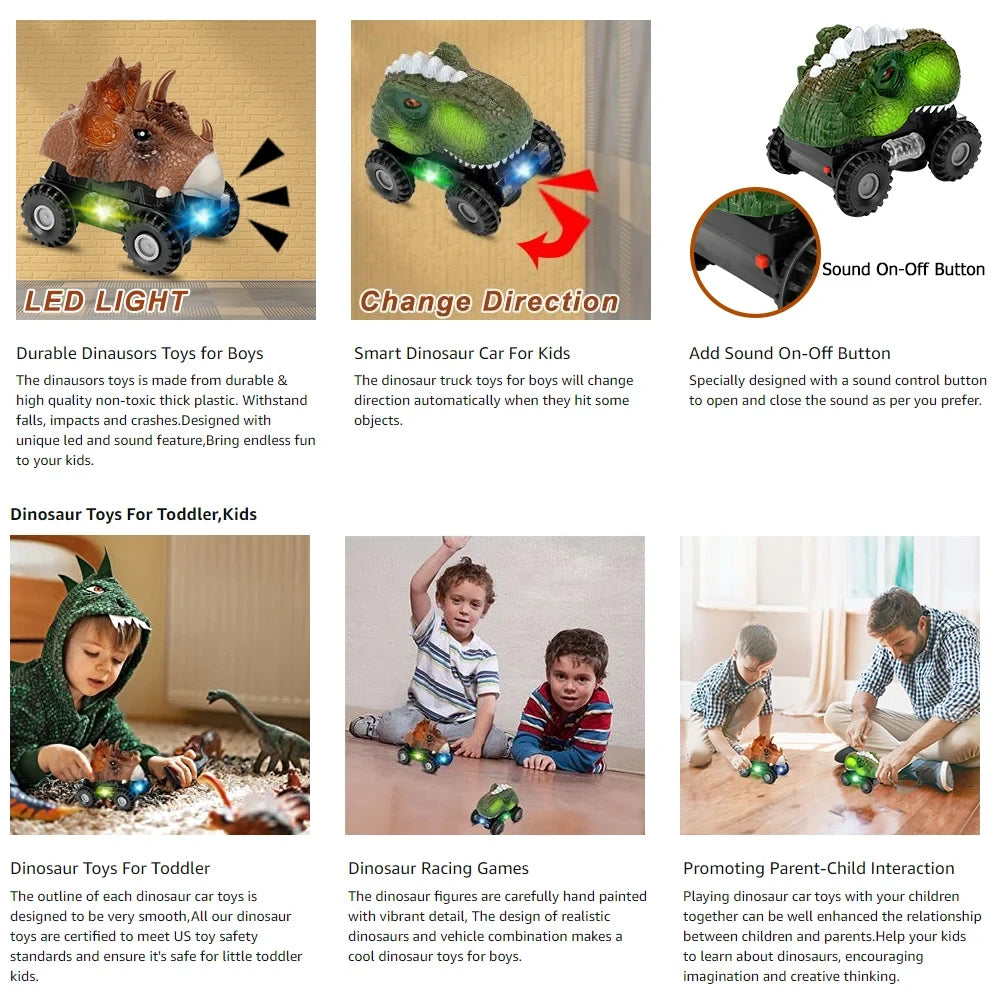 Electric Dinosaur Car Toy