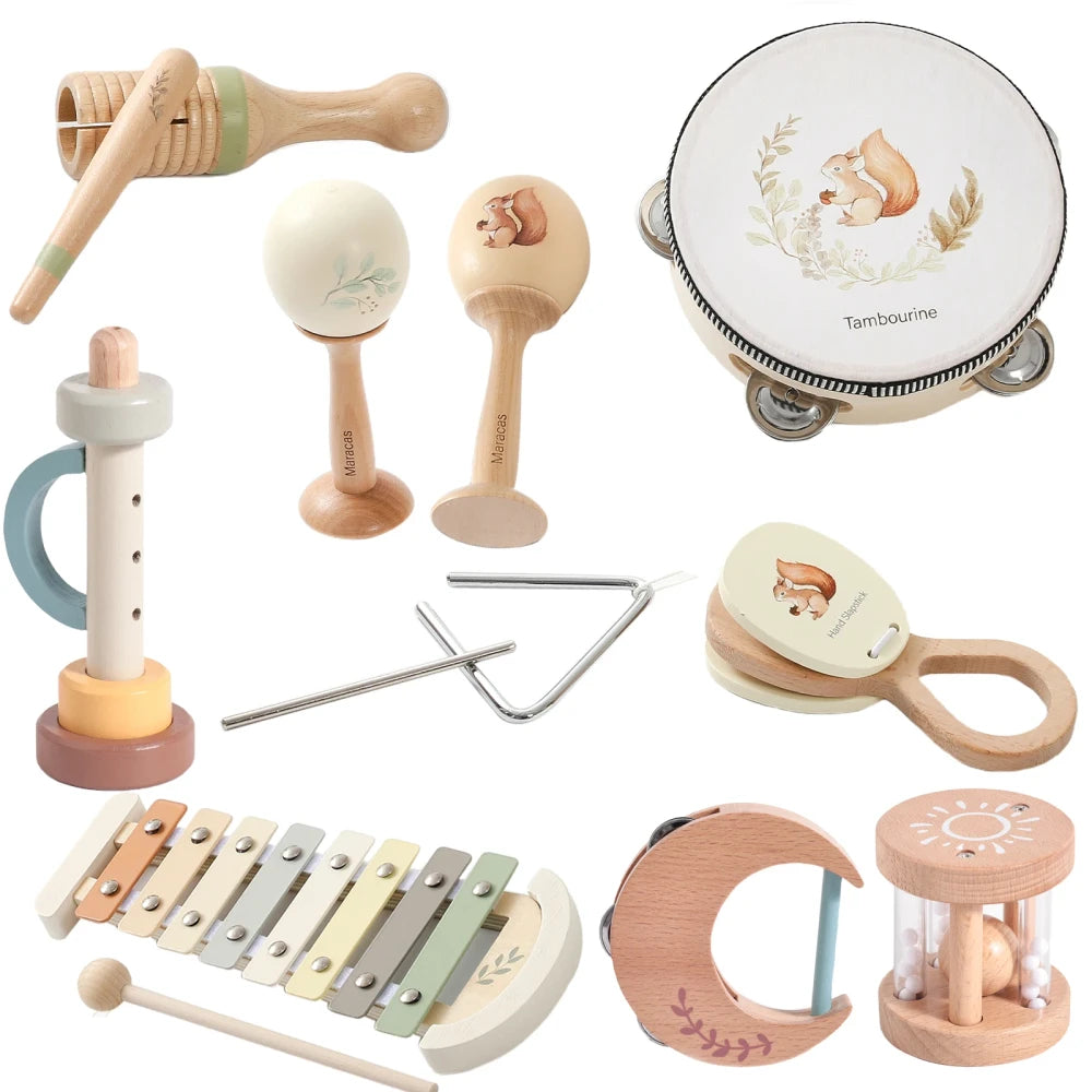 Wooden Montessori Baby Musical Instrument