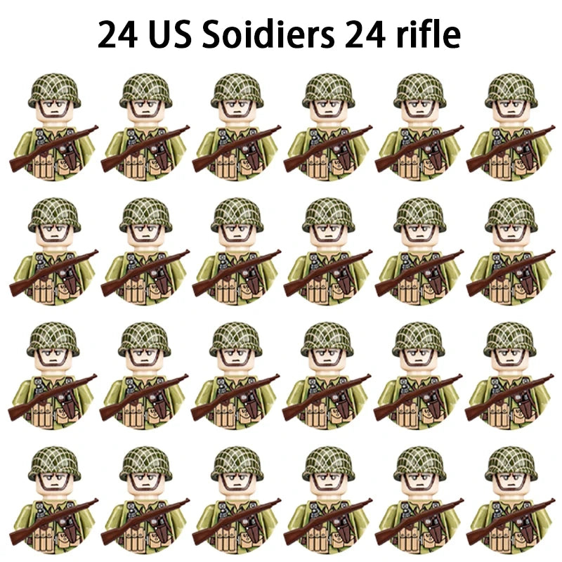 Military Soldier Building Blocks