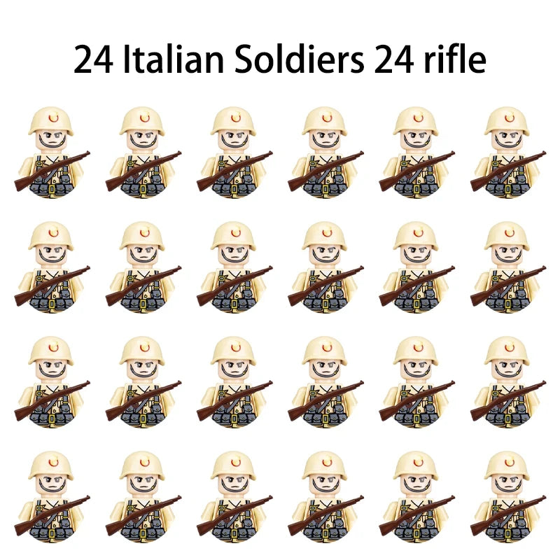 Military Soldier Building Blocks