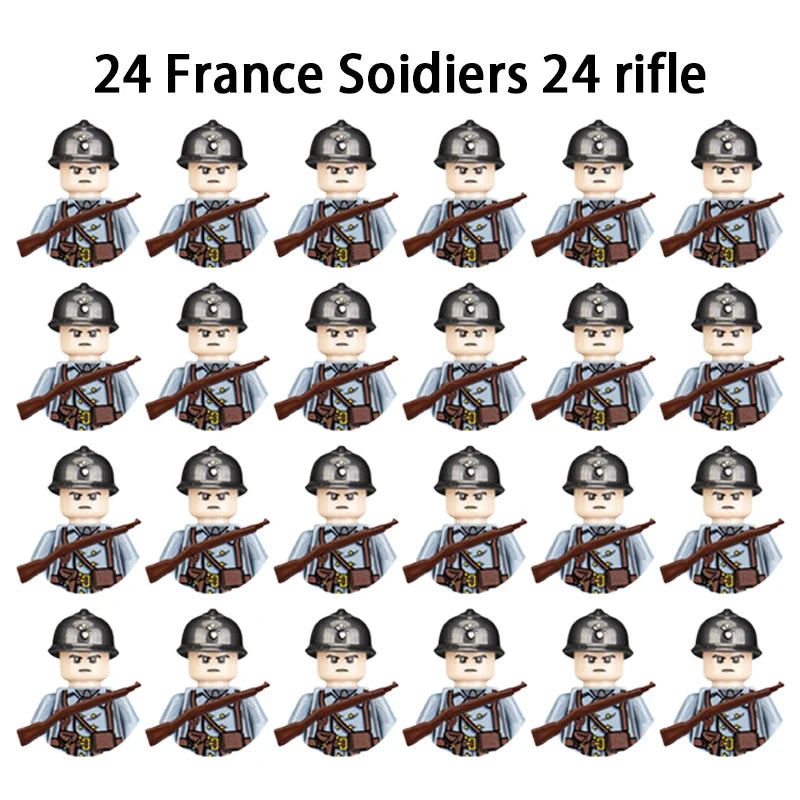 Military Soldier Building Blocks