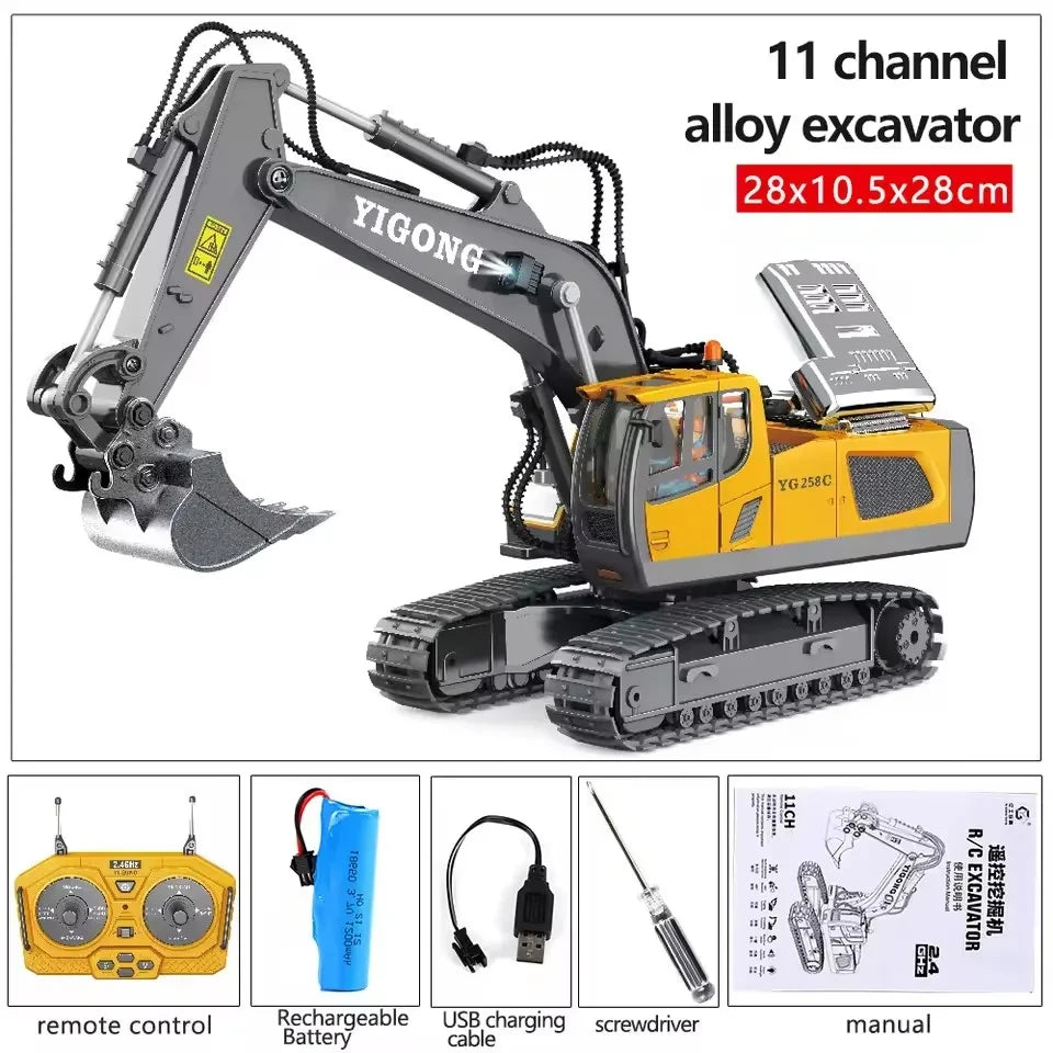 Remote Control Engineering Vehicle Toy