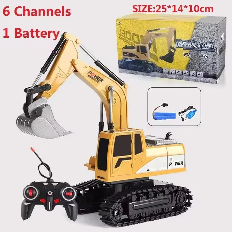 Remote Control Engineering Vehicle Toy