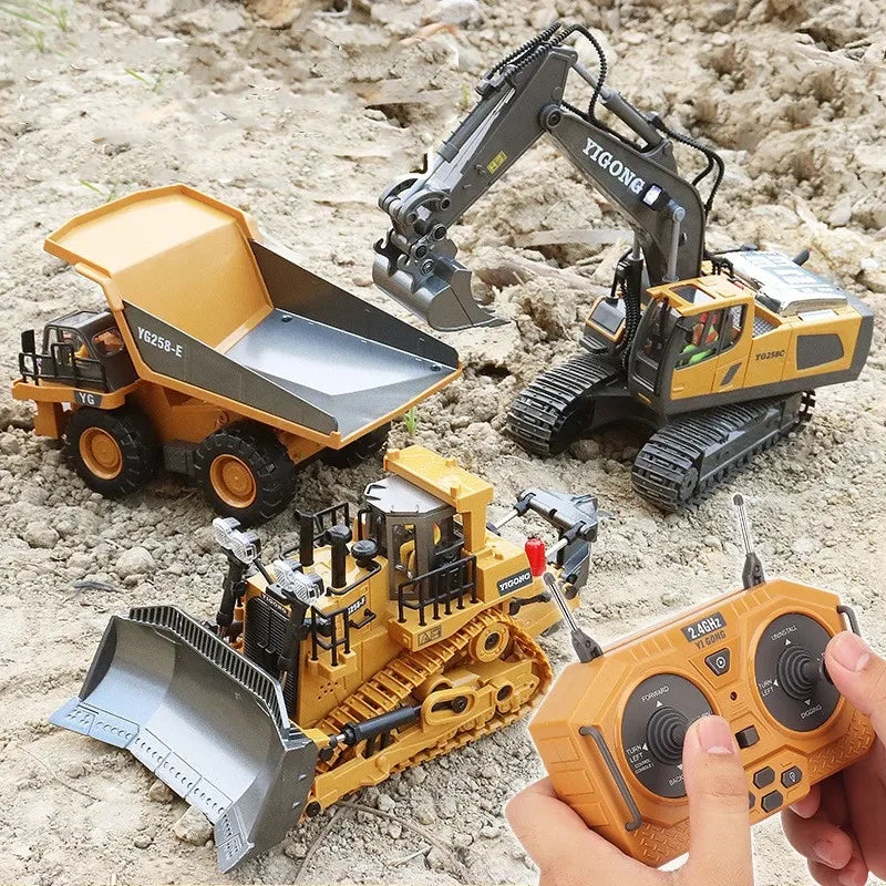 Remote Control Engineering Vehicle Toy