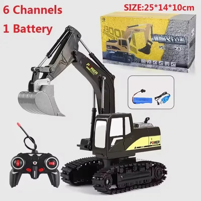 Remote Control Engineering Vehicle Toy