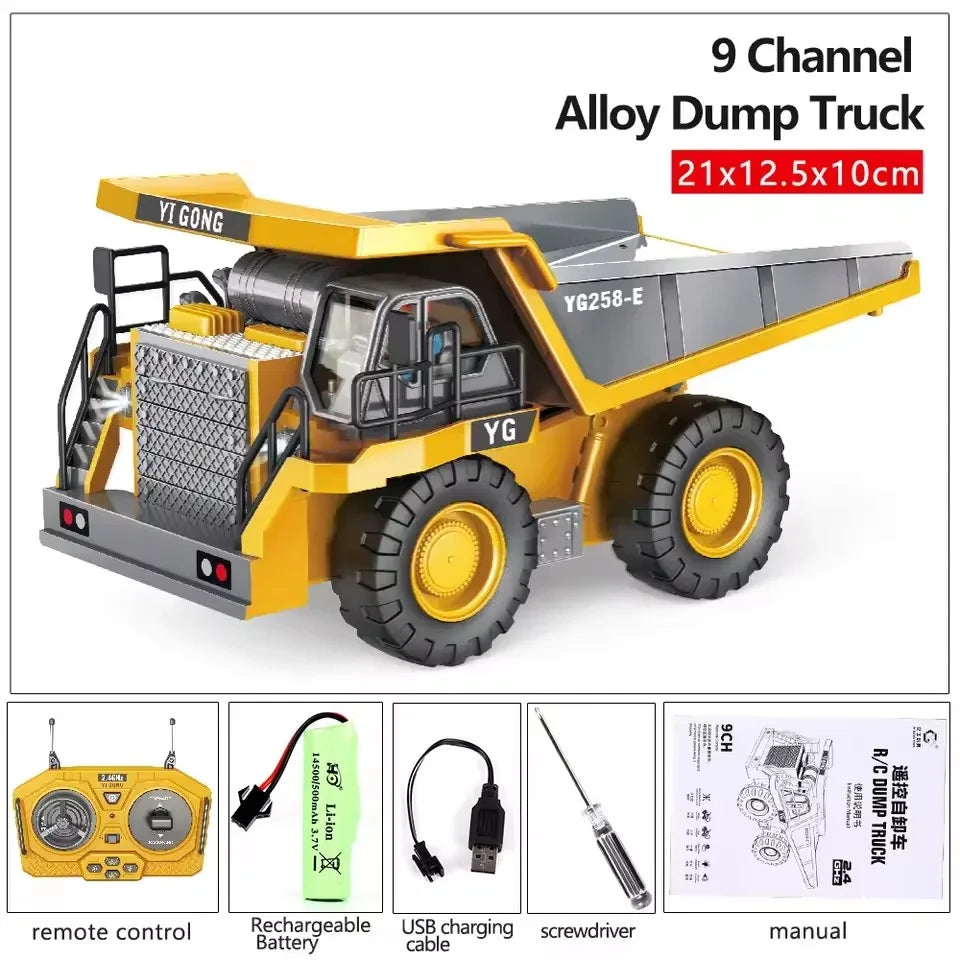Remote Control Engineering Vehicle Toy