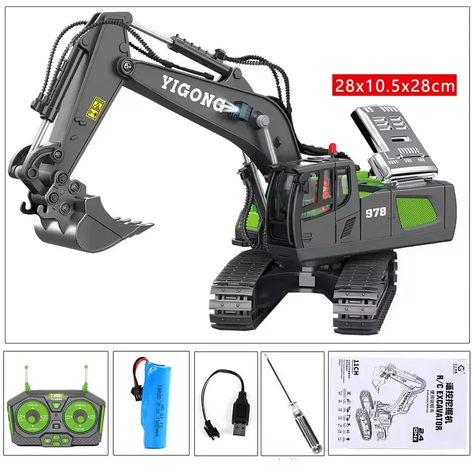 Remote Control Engineering Vehicle Toy