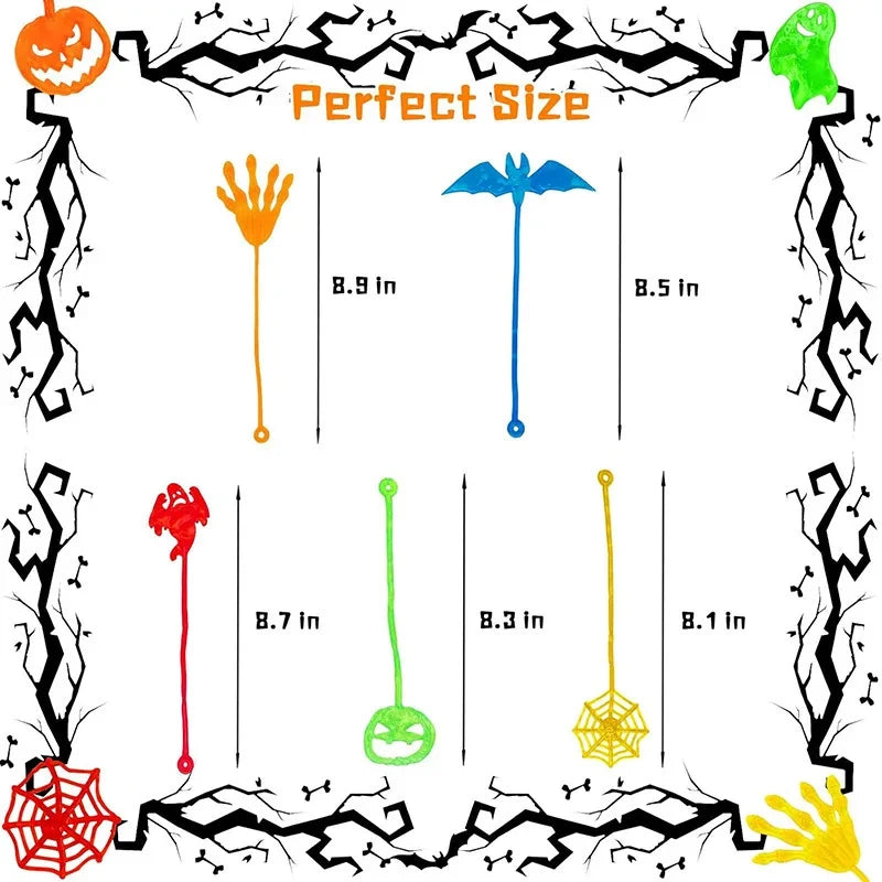 Stretching Sticky Spider Party Favor