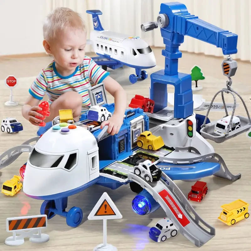 Inertial Simulation Aircraft Toy Car