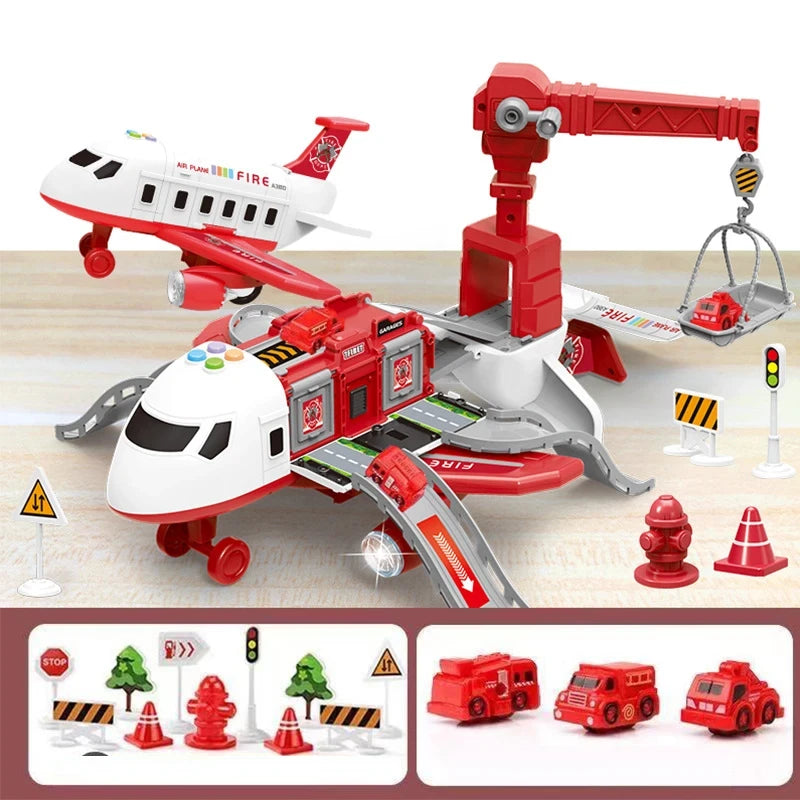 Inertial Simulation Aircraft Toy Car