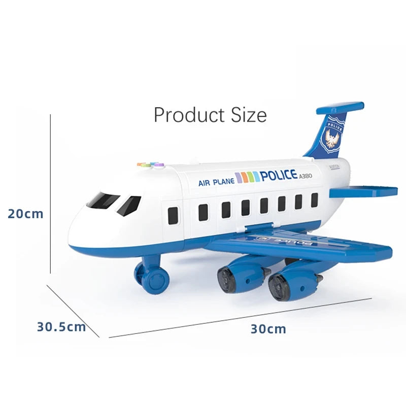 Inertial Simulation Aircraft Toy Car