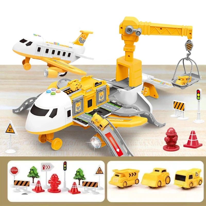 Inertial Simulation Aircraft Toy Car