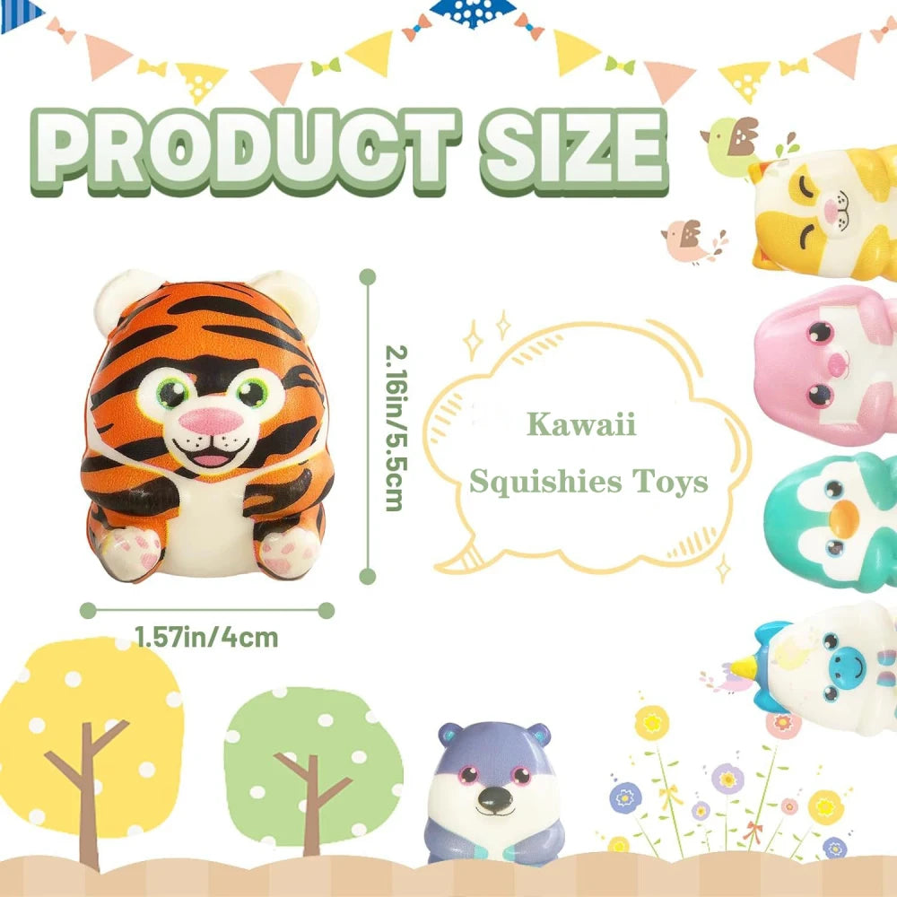Kawaii Mochi Squishies Party Favors