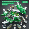 Kids Toy Plane Foldable Storage Vehicle Set