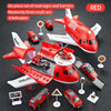 Kids Toy Plane Foldable Storage Vehicle Set
