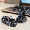 Transformable Robot Sports Car Toy