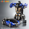 Transformable Robot Sports Car Toy
