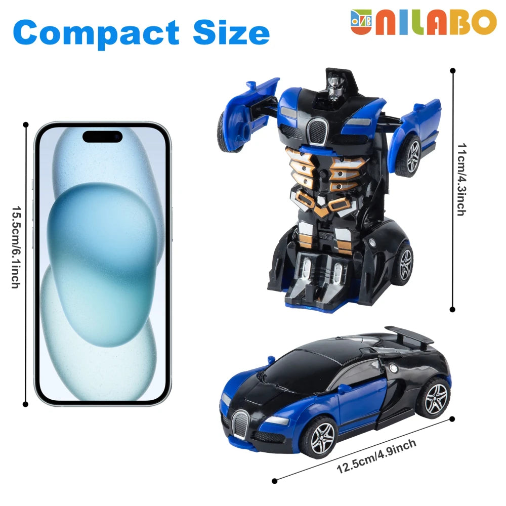 Transformable Robot Sports Car Toy