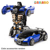 Transformable Robot Sports Car Toy