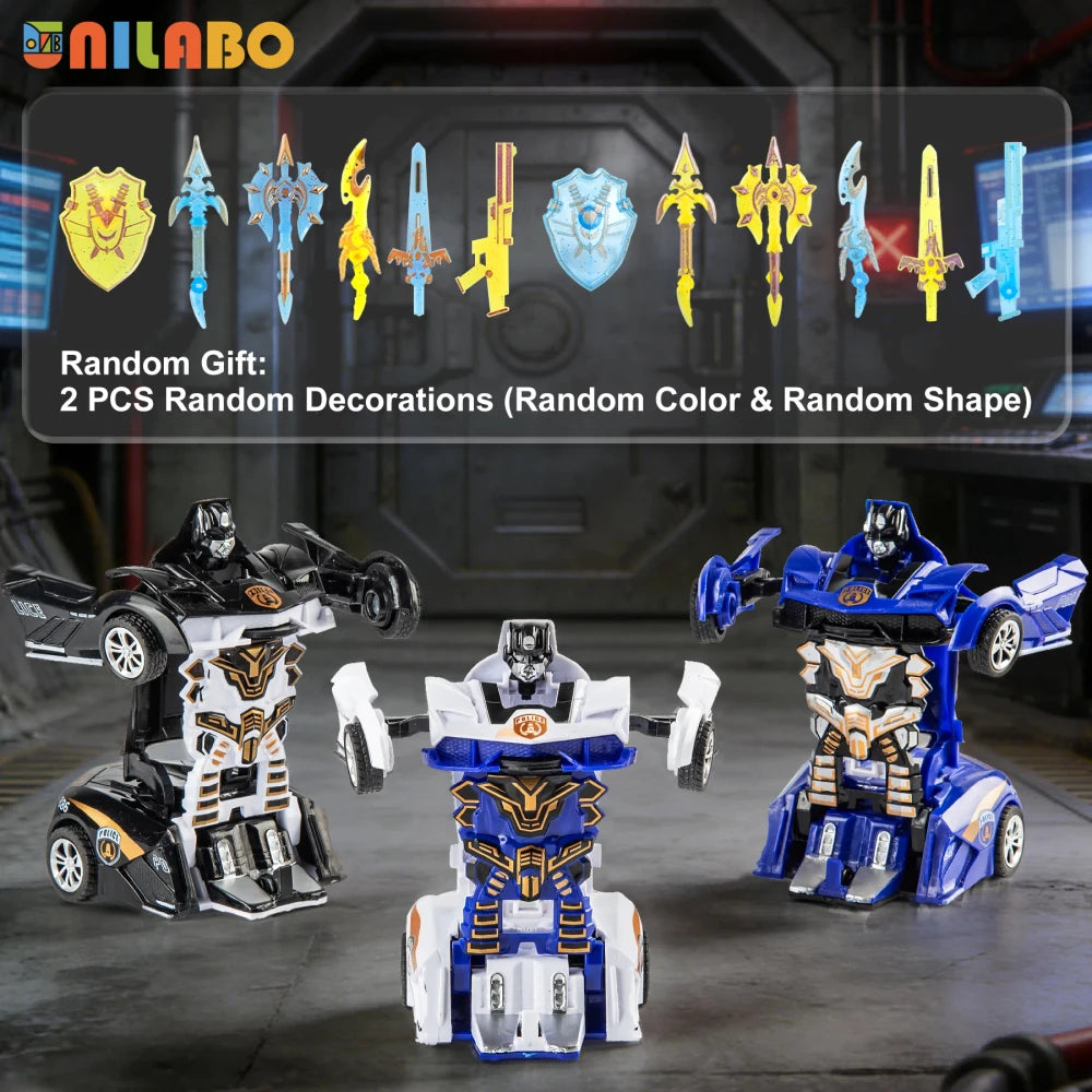 Transformable Robot Sports Car Toy