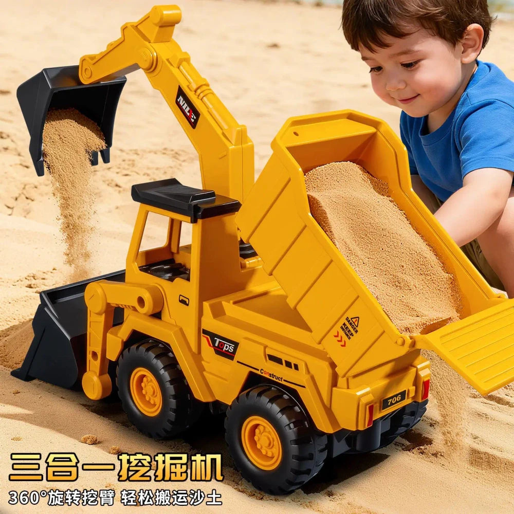Large Excavator Construction Vehicle Toy