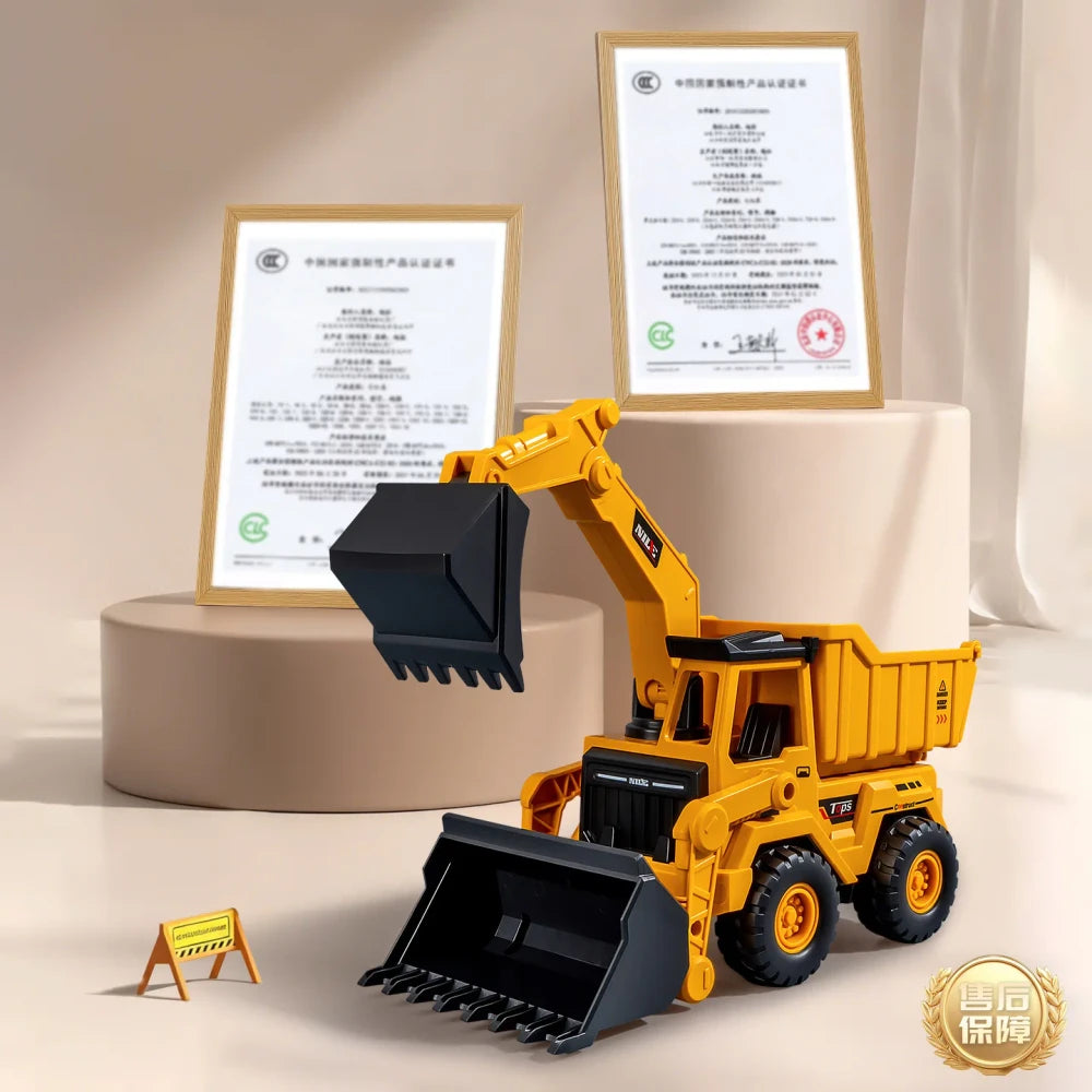 Large Excavator Construction Vehicle Toy