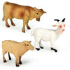 Realistic Solid Animal Toy Model Set