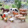 Realistic Solid Animal Toy Model Set