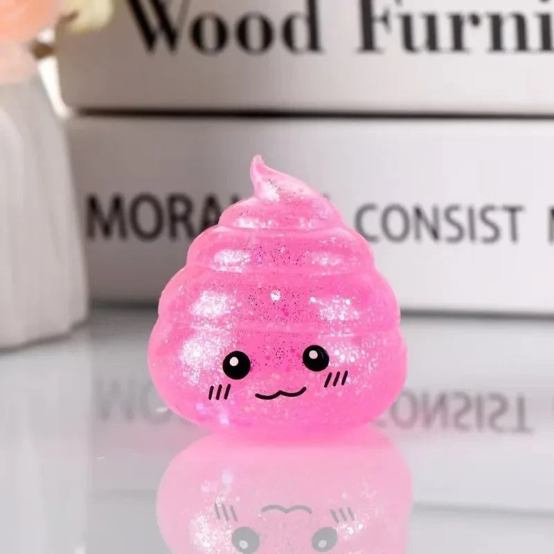 Glitter Squishy Poo Prank Toy