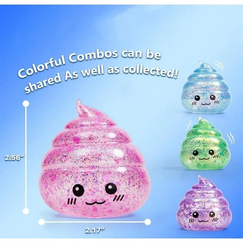 Glitter Squishy Poo Prank Toy
