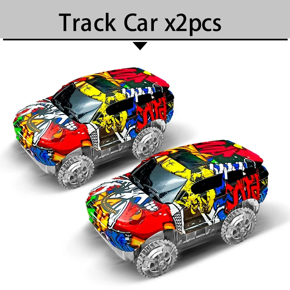 Electric Track Car Train Toy Set
