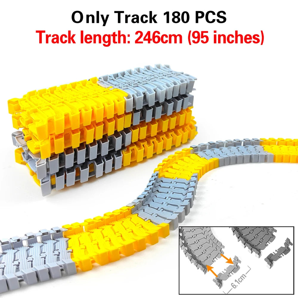 Electric Track Car Train Toy Set