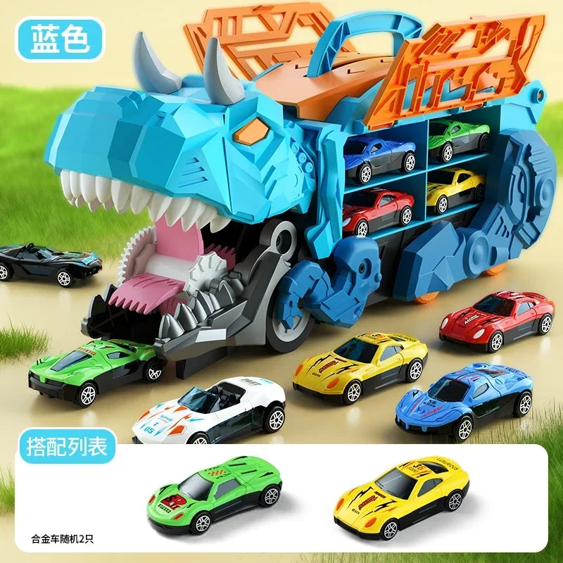 Dinosaur Transport Truck Track Set