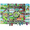 City Traffic Road Map Playmat