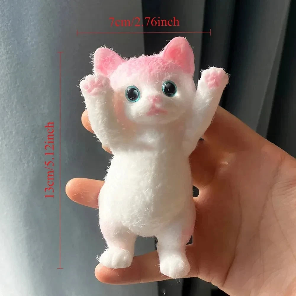 Realistic Fluffy Taba Cat Squishy