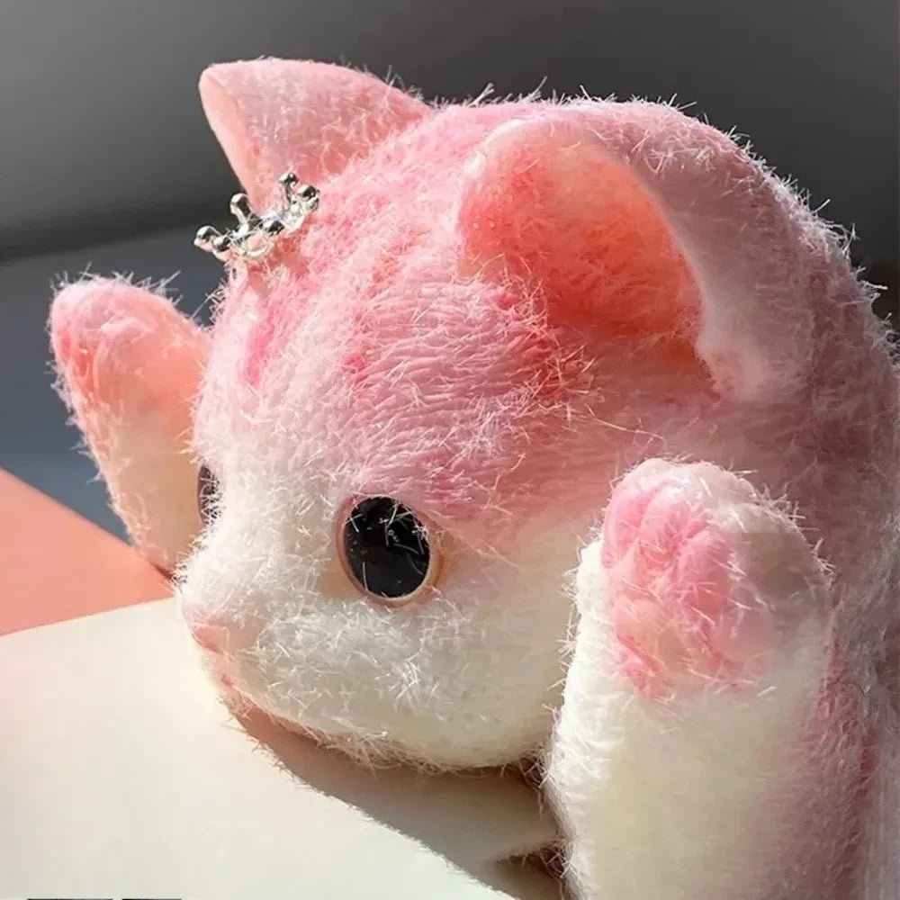 Realistic Fluffy Taba Cat Squishy