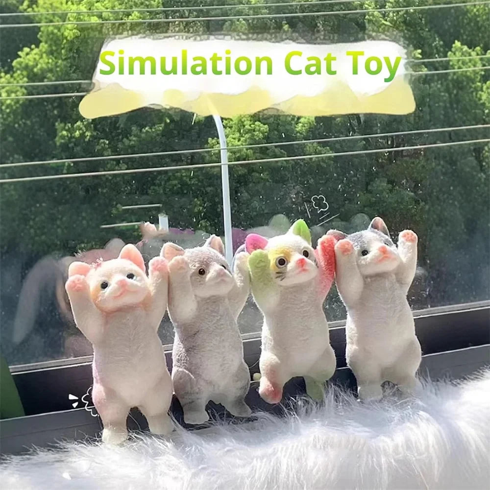 Realistic Fluffy Taba Cat Squishy
